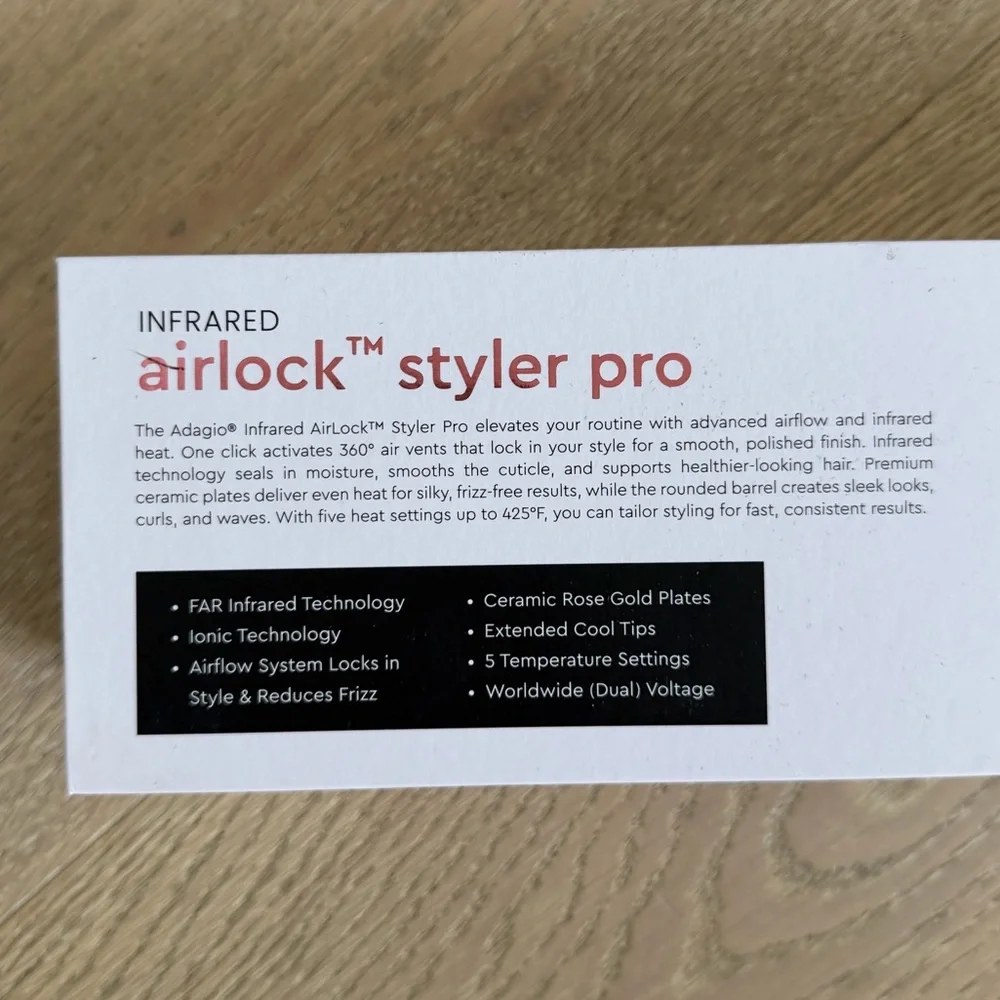 Adagio Infrared AIRLOCK STYLER PRO